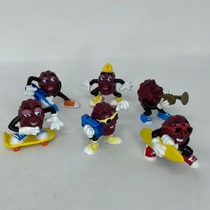 6 1988 California Raisins 3 Music & 3 Sports
